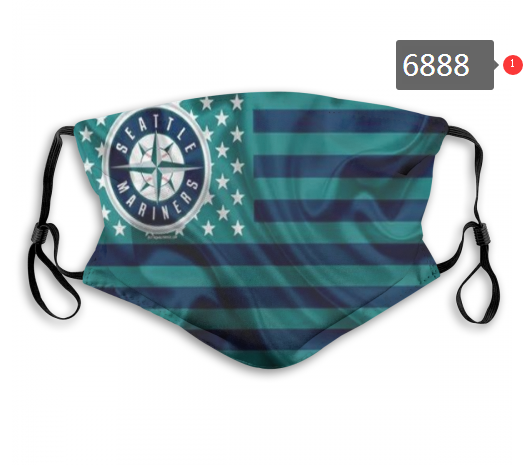 2020 MLB Seattle Mariners Dust mask with filter->mlb dust mask->Sports Accessory